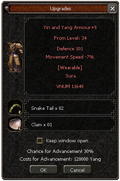 Item refinement